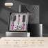 Pink 5-Piece Gift Box Set Premium ABS Hair Care Gift Set with Cushion Paddle Brush, Detangling Comb, Cleaning Brush & Stand - Elegant Mother’s Day or Couple’s Gift for Daily Styling and Scalp Comfort