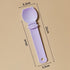 Purple Cat Treat Spoon for Wet Food & Paste - Extra-Long PP Handle, Food-Grade Squeeze Feeder with Anti-Spill Bowl, Easy One-Handed Operation for Cats