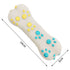 Yellow and Blue Spiked ring barbell Durable TPR Dog Chew Toys Set -  for Teeth Cleaning - Non-Toxic, Bite-Resistant, Easy Clean - Interactive Play for Medium to Large Dogs
