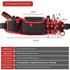 Red Professional Oxford Cloth Tool Waist Bag –Tool Belt, Multifunctional Work Belt, Men&