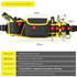 Yellow Professional Oxford Cloth Tool Waist Bag –Tool Belt, Multifunctional Work Belt, Men&