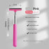 Pink Telescopic Car Mirror Wiper - ABS & Stainless Steel - 98cm Extendable, Defog & Rain Removal, Compact Car Cleaning Tool, Universal Fit, Travel Friendly