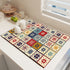Diatom Mud Kitchen Counter Mat - Quick Dry Absorbent Non-Slip Draining Pad for Sink Benchtop 50cm x 80cm(Northern Landscapes)