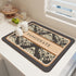 Diatom Mud Kitchen Counter Mat - Quick Dry Absorbent Non-Slip Draining Pad for Sink Benchtop 50cm x 80cm(Deep affection)