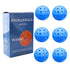 Blue Pickleball Balls Set - 6 Piece 40 Hole Outdoor Indoor Pickleball Match Balls