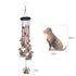 Dog Metal Wind Chime - Adjustable Garden Decorative Bell with Animal Silhouettes and Paw Print(W4301)