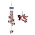 Openwork Flying Pig Metal Wind Chime - Adjustable Garden Decorative Bell with Animal Silhouettes(W4303)