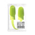 5-Pack greenish-yellow Double Finger Pet Toothbrush - Soft TPR Dog Cat Dental Finger Brush Set
