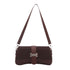Coffee color Fashion Retro Crossbody Bag French Chic Small Shoulder Bag Women’s Baguette Underarm Bag