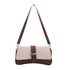 White Fashion Retro Crossbody Bag French Chic Small Shoulder Bag Women’s Baguette Underarm Bag