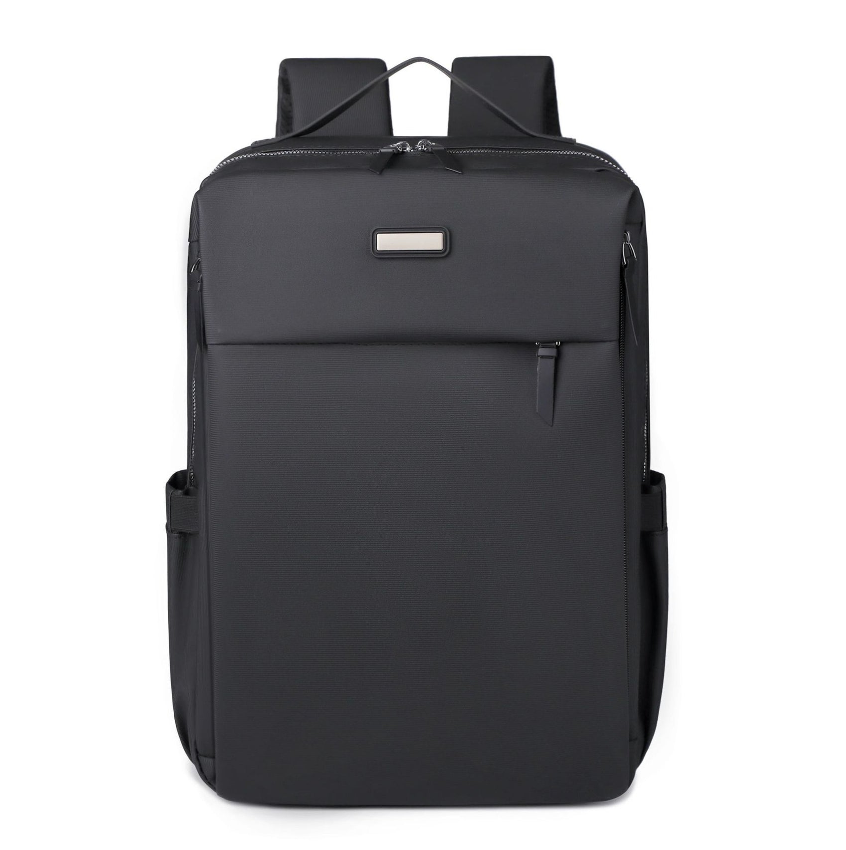 Black Large Capacity Airbag Backpack Multi-Compartment Laptop Backpack Travel Business Bag