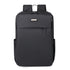Black Large Capacity Airbag Backpack Multi-Compartment Laptop Backpack Travel Business Bag