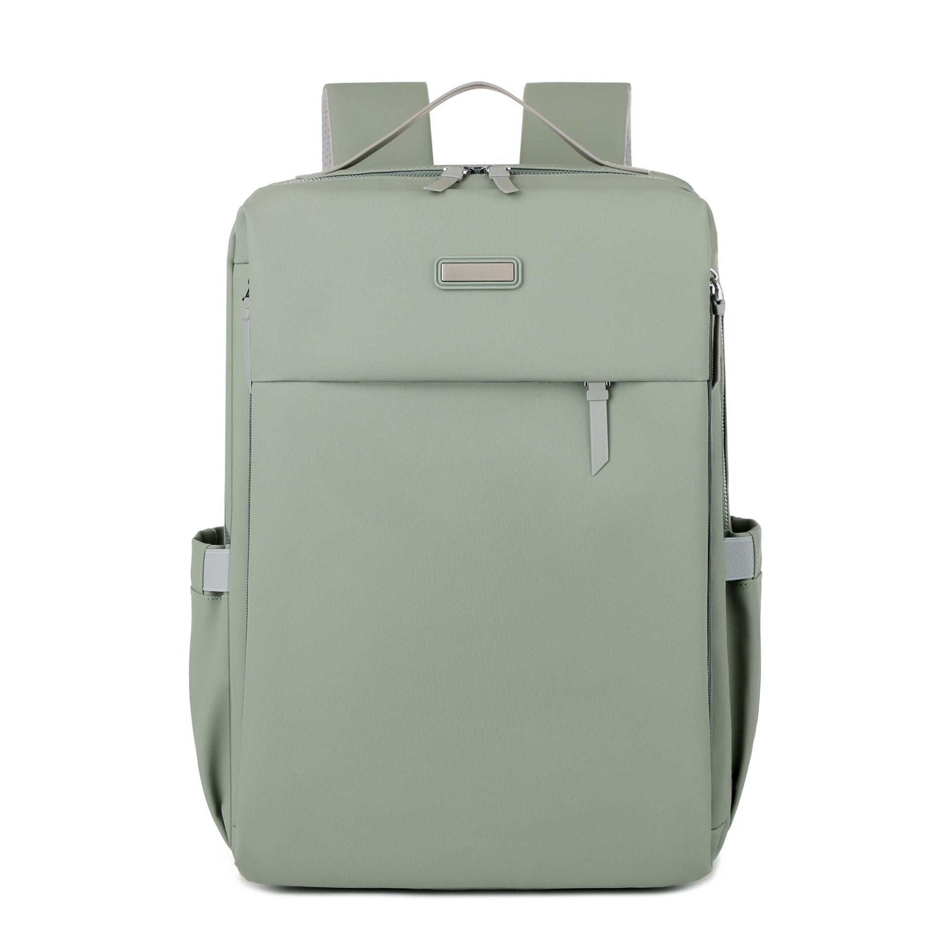 Green Large Capacity Airbag Backpack Multi-Compartment Laptop Backpack Travel Business Bag