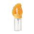Yellow Pet Shampoo Brush Silicone Foaming Massage Comb Dog Cat Bathing Grooming Tool