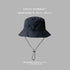 Navy blue Packable Bucket Hat Unisex Wide Brim Foldable Sun Protection Hiking Travel Cap