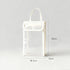 3 PCS White Wall Mounted Transparent Tissue Storage Bag Waterproof Hanging Holder with Adhesive Hook