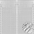 Silver 3D Shimmer Foil Fringe Square Cube Curtain (2 PCS) – 1m x 2m Self-Adhesive Metallic Backdrop for Birthdays, Weddings, and Party Wall Decor