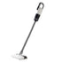 White Wireless Stick Vacuum and Stereoscopic Mop with 2 Filters, Swivel Brush Head and 106cm Handled Pole - One Click Operation, 19KPA Super Suction, 300ML Detachable Water Tank, 600ML Dust Cup for Floor Blind Spot and Wet Dry Dual Use