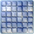 Tie-dye Blue and White Portable 3D Aircell Travel Inflatable Seat Cushion with Built-in Pump – 36 Airbags Ergonomic Pressure Relief Pad with Lycra Cover & Non-Slip Base for Office Car Flight Long Sitting
