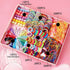 780-Piece Cute Hair Accessories Gift Set with Elastic Rubber Bands & Hair Clips Organizer Box - Perfect Gift for Girls