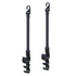 2PCS Multifunctional Car Seat Back Triple Hooks Organizer for Purses Umbrellas Bags – Heavy Duty 15kg Easy Install Headrest Hangers for Car Interior Storage, Adjustable 23cm