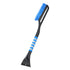 27" Car Snow Brush and Ice Scraper – 2-in-1 Detachable Car Windshield Winter Clearing Tool with Soft Foam Grip & Paint-Safe Scraping Chutes for Cars, Trucks, SUVs (Heavy Duty ABS, Thickened Nylon Brush, Blue)