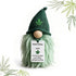 Emotional Support Weed Gnome Crocheted Doll – Handmade Knitted Plush Table Desktop Figurine with Beanie & Motivational Tag, Novelty Birthday Party Gift