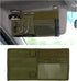 Navy Green Tactical Molle Car Sun Visor Organizer – Durable Nylon Vehicle Storage Pouch with Adjustable Buckle, Loop Panelled EDC Pockets and Pen Sheath for Cars, Trucks, SUVs and Daily Driving Essentials