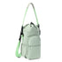 2-Pack Green Muti-Pockets Insulated Water Bottle Holder and Adjustable Phone Crossbody Bag – 40oz Bottle Large Waterproof Cooler Sling Bag with Drawstring Closure and PE Cotton and Aluminium Foil Lining