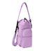 2-Pack Purple Muti-Pockets Insulated Water Bottle Holder and Adjustable Phone Crossbody Bag – 40oz Bottle Large Waterproof Cooler Sling Bag with Drawstring Closure and PE Cotton and Aluminium Foil Lining
