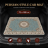 Style 2 Soft Crystal Velvet Waterproof Car Trunk Mat – 75×100cm Retro Floral Persian Cargo Liner with Non Slip Backing, Water Absorbent Quick Dry and Easy to Clean, Universal Auto Protector