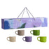 5-piece "Colorful One-Shot Mug" Ceramic Mug Set – Nordic color scheme, smooth handle, rounded rim, exquisite gift box – 80ml mini mugs, suitable for coffee, tea, espresso, and as a perfect gift.