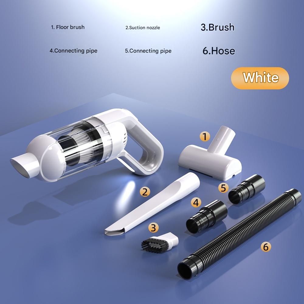 Cordless Handheld Vacuum Cleaner set -  USB Rechargeable Portable Car Vacuum with Detachable Nozzle, Lightweight Dust Buster for Car Interior, Home, Office and Pet Hair