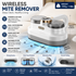 White Handheld Cordless Dust Mite Vacuum Cleaner LED Sanitizing Mattress Cleaner Dual Cup Separation Strong Suction 9000Pa Anti Allergen Home Winter Deep Cleaning Clean Portable