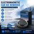 Electromagnetic Car Ice Remover - Solar Powered Molecular Interference De-icer for Windshield Frost and Snow Prevention, Compact Portable Dashboard Gadget for Winter Driving Safety