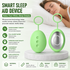 Green Portable Handheld Sleep Aid Device - CES Microcurrent Relaxation Tool with 5 Intensity Levels, USB-C Rechargeable ABS Shell for Stress Relief and Bedtime Routine