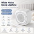 Lightweight and portable White Noise Sleep Machine with Night Light - 26 Soothing Sounds, 7-Color LED, Timer & USB-C Charging for Adults