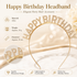 Golden Happy Birthday Rhinestone Headband - Alloy Party Hair Accessory with Sparkling Letters, Lightweight Design for Celebrations and Photo Props
