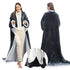 Wearable Electric Heated Blanket with Sleeves and Foot Pocket 127x177cm Smart Temperature Control Throw