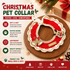 Christmas Pet Collar（Bell-shaped deer） Knitted Festive Dog Cat Collar Red Green Adjustable Soft Lightweight Holiday Pet Accessories for Small Dogs and Cats  Party Wear