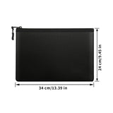 Fireproof Document Zipper Bag (24 X 34CM) - Waterproof & Heat Resistant Silicone Fiberglass Storage Pouch and Money Bag for Passport Card and Valuables