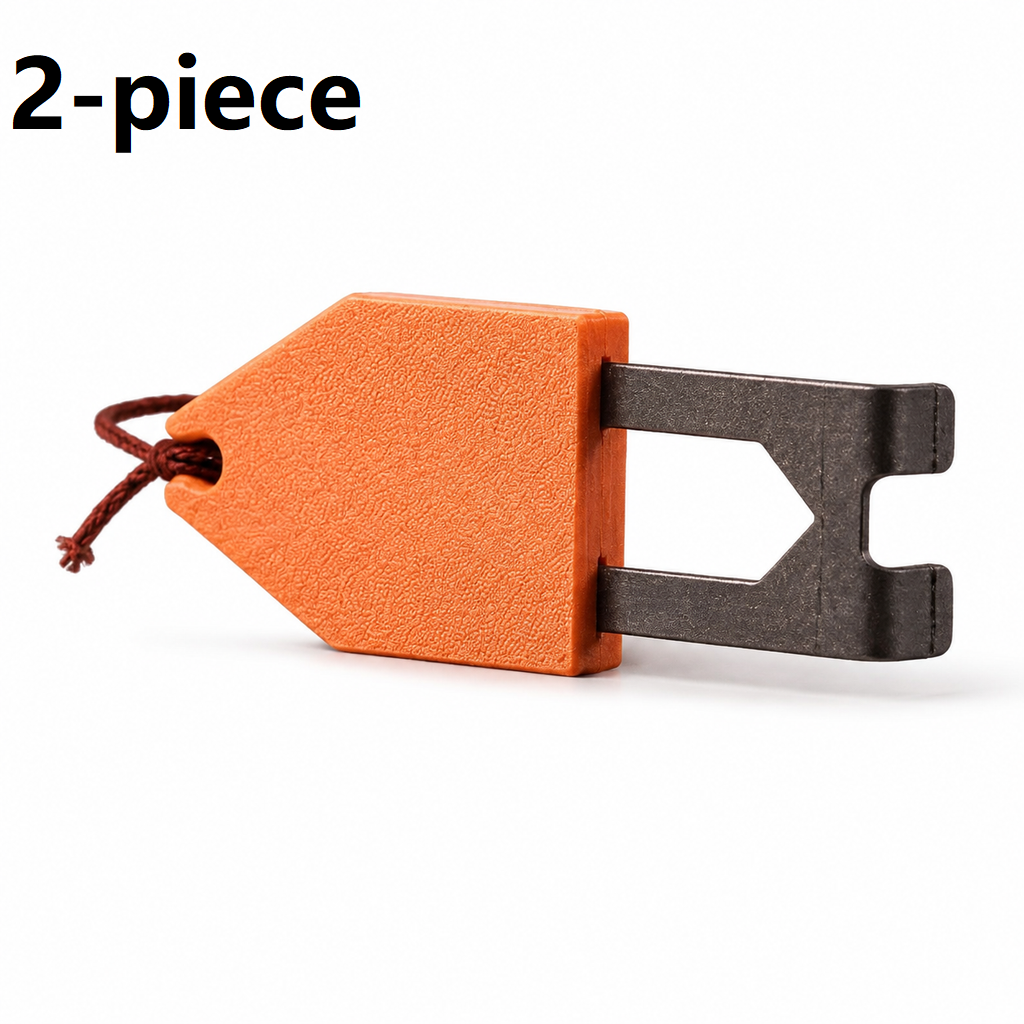 2-pack Rope Anchor Hook - Compact Multi Purpose Cord Fixing Tool for Outdoor Rope Anchoring, Camping Setups, Portable Storage and Versatile Utility Use