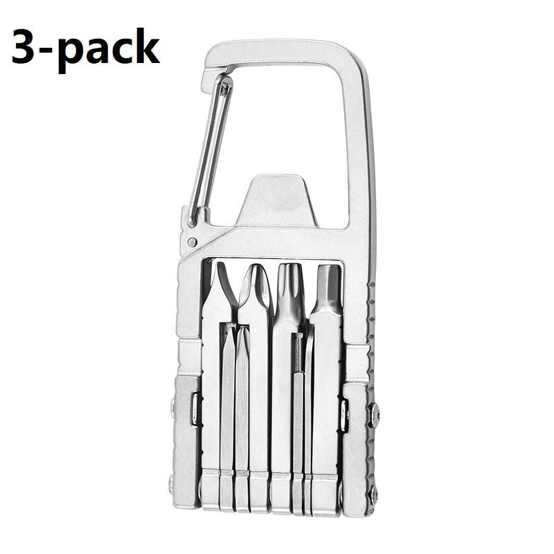 3-pack 13-in-1 Stainless Steel Multi Function Tool - SIM Card Ejector, Phone Stand, Screwdriver and Camera Tripod Accessory for Photography and Everyday Repairs