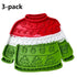 3-pack Pet Lick Mat - Food Grade Silicone Christmas Sweater Slow Feeder with Multi Suction Non Slip Base, Interactive Calming Enrichment for Dogs and Cats
