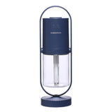 Dark blue 360 Rotating USB Humidifier with Star Projector - 200ml Portable Cool Mist Maker,  Quiet Desktop Air Diffuser for Bedroom and Office