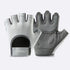 Women and Men Gym Gloves (Gray Size S)- Breathable Half Finger Workout Gloves with Wrist Support, Shock Absorbing Non Slip Weight Lifting Gloves for Fitness