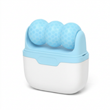 Blue Portable Dual-Head Ice Roller for Face & Body - Cooling Facial Massager for De-Puffing and Firming