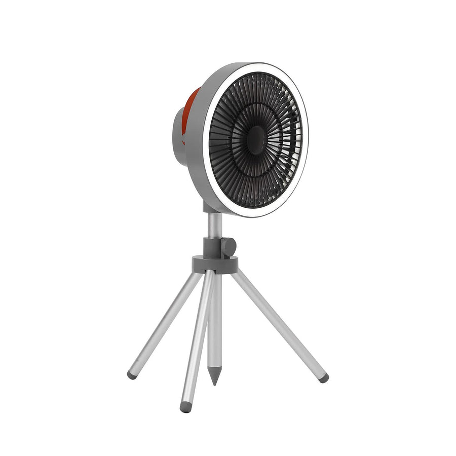 Gery Portable Outdoor Tripod Fan - USB Rechargeable Camping Fan with Remote Control, Folding & Adjustable for Outdoor Ac