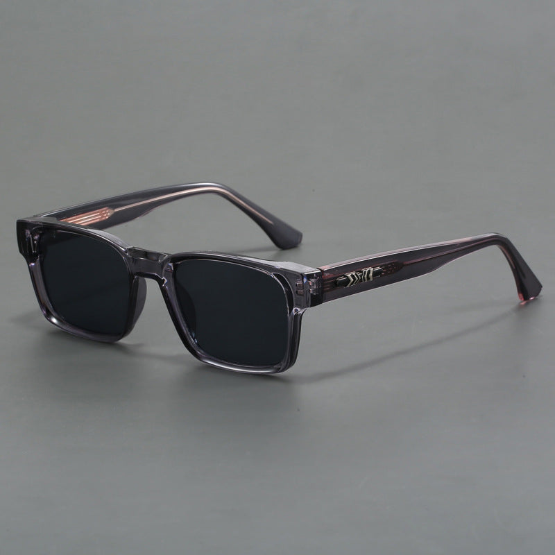 Dark Grey Trendy Oversized Lightweight Blue Light Blocking Sunglasses for Men - Anti-Fog, Photochromic, and UV Protectio