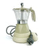 Latest Styles Electric Aluminum Espresso Moka Coffee Maker 3cups Italian Classic - Cream